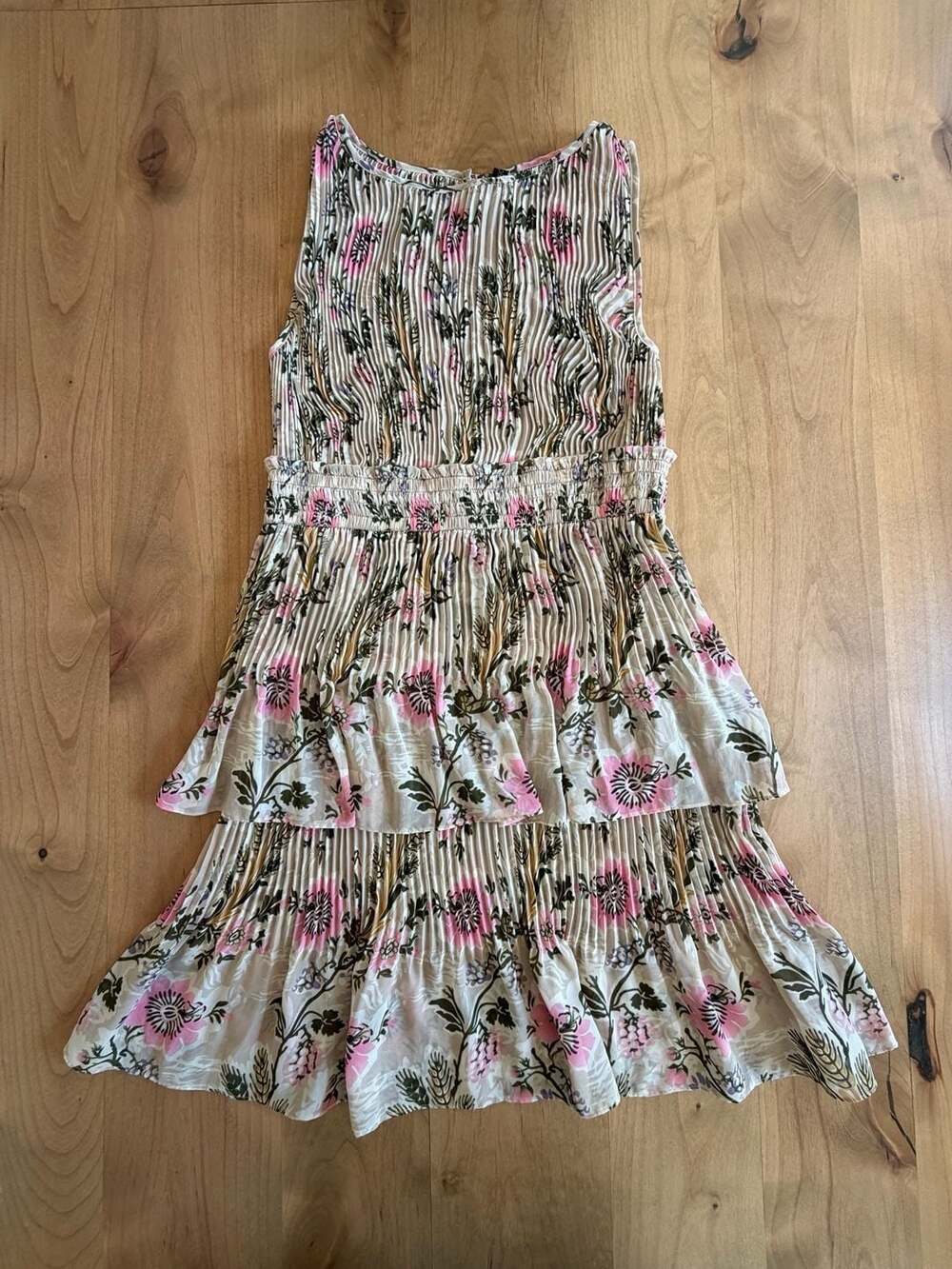 Plenty by Tracy Reese Terraced Garden Floral Tiered Size XS Dress